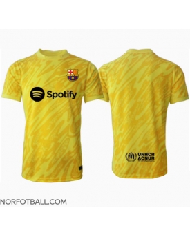 Billige Fotballdrakt Barcelona Keeper Replika Hjemmedrakt 2024-25 Kortermet